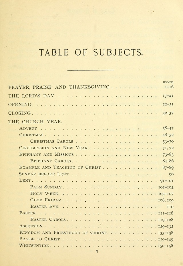 School and Parish Hymnal: with tunes page 8