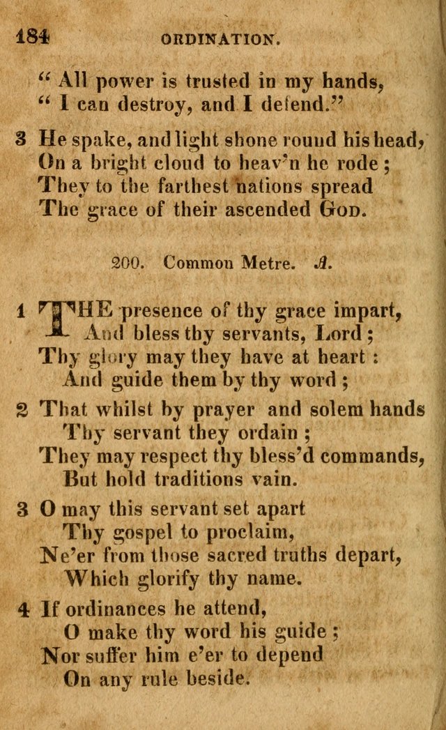 A Selection of Psalms and Hymns: done under the appointment of the Philadelphian Association (4th ed.) page 184