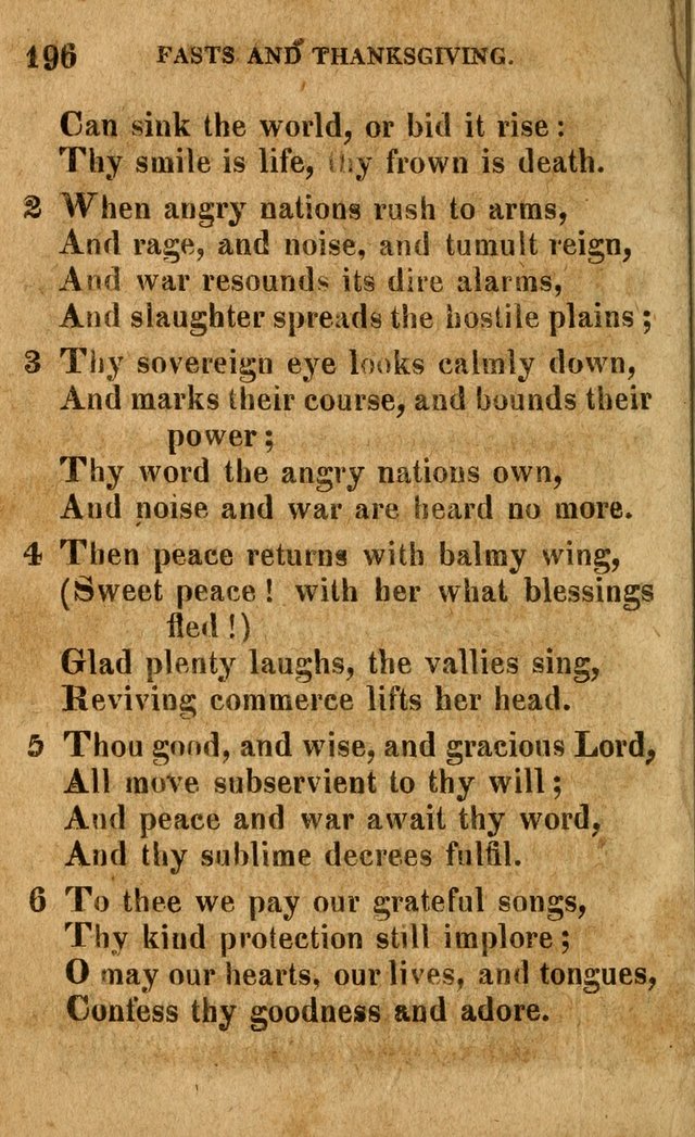 A Selection of Psalms and Hymns: done under the appointment of the Philadelphian Association (4th ed.) page 196