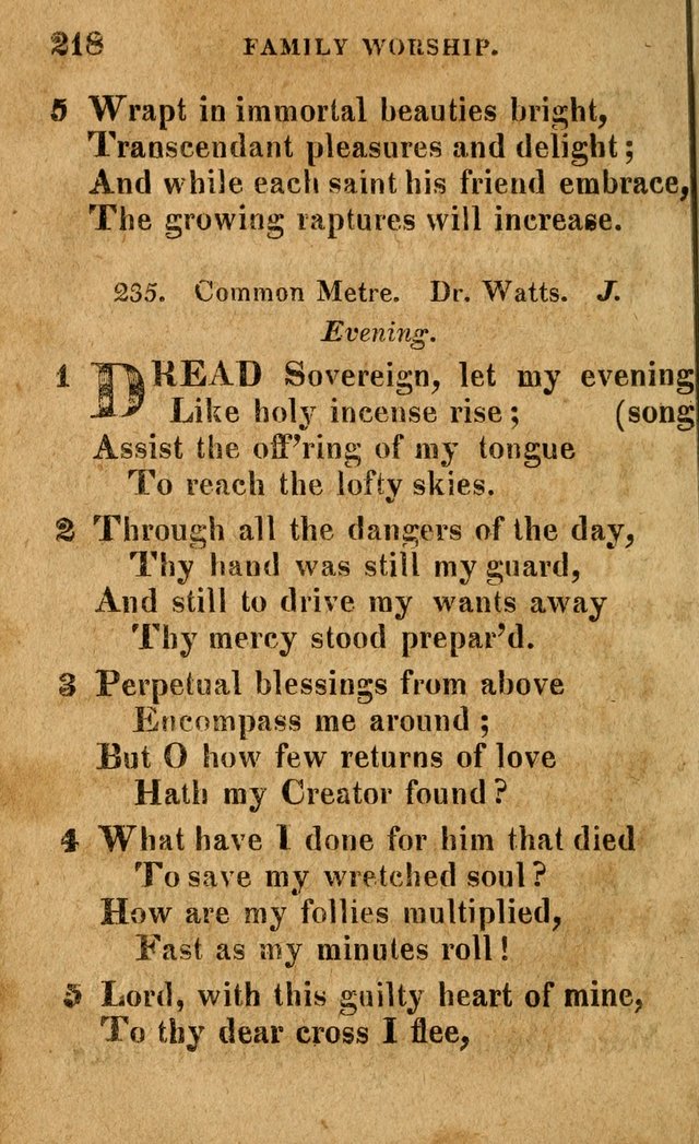 A Selection of Psalms and Hymns: done under the appointment of the Philadelphian Association (4th ed.) page 218
