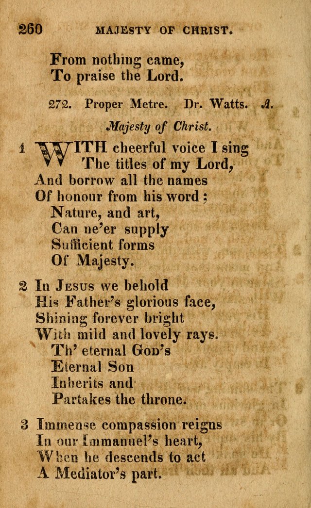 A Selection of Psalms and Hymns: done under the appointment of the Philadelphian Association (4th ed.) page 260