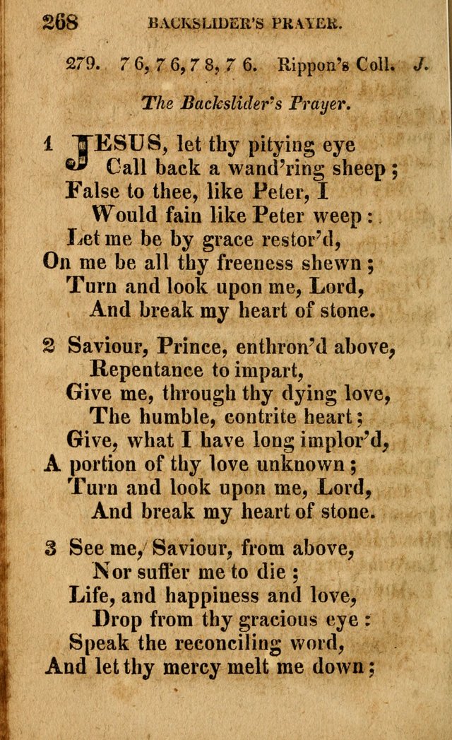 A Selection of Psalms and Hymns: done under the appointment of the Philadelphian Association (4th ed.) page 268