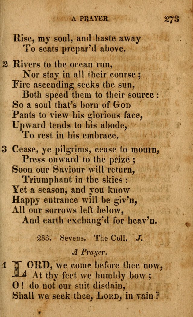 A Selection of Psalms and Hymns: done under the appointment of the Philadelphian Association (4th ed.) page 273