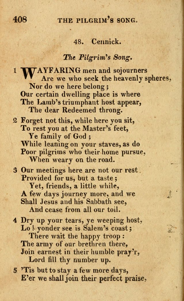 A Selection of Psalms and Hymns: done under the appointment of the Philadelphian Association (4th ed.) page 408