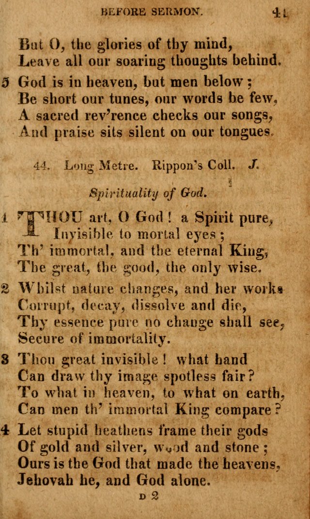 A Selection of Psalms and Hymns: done under the appointment of the Philadelphian Association (4th ed.) page 41