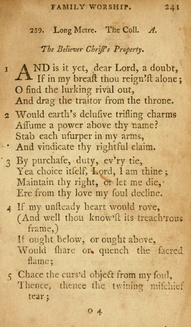 A Selection of Psalms and Hymns: done under appointment of the Philadelphian Association (2nd ed) page 257