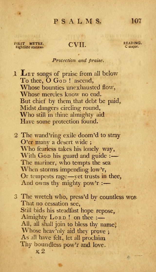 A Selection of Psalms and Hymns, Embracing all the Varieties of Subjects page 109