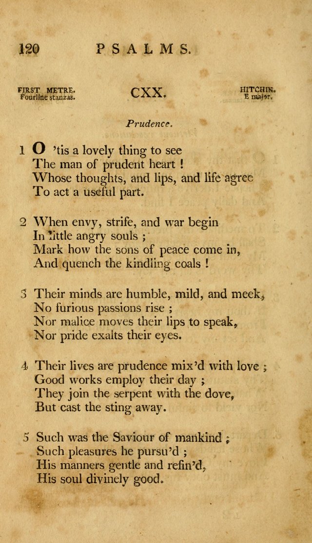 A Selection of Psalms and Hymns, Embracing all the Varieties of Subjects page 122