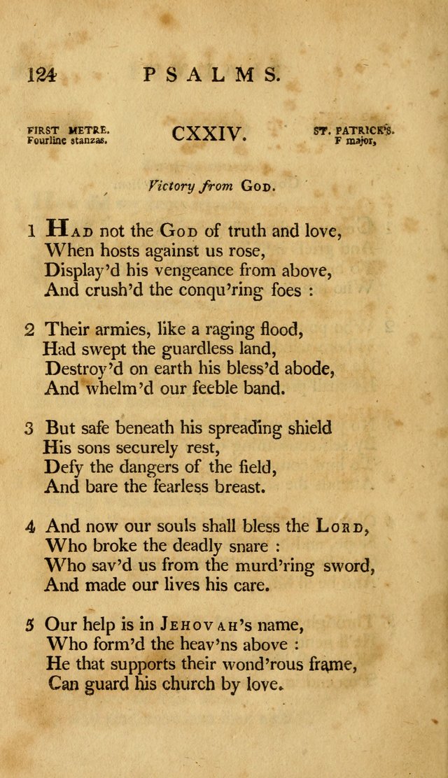 A Selection of Psalms and Hymns, Embracing all the Varieties of Subjects page 126