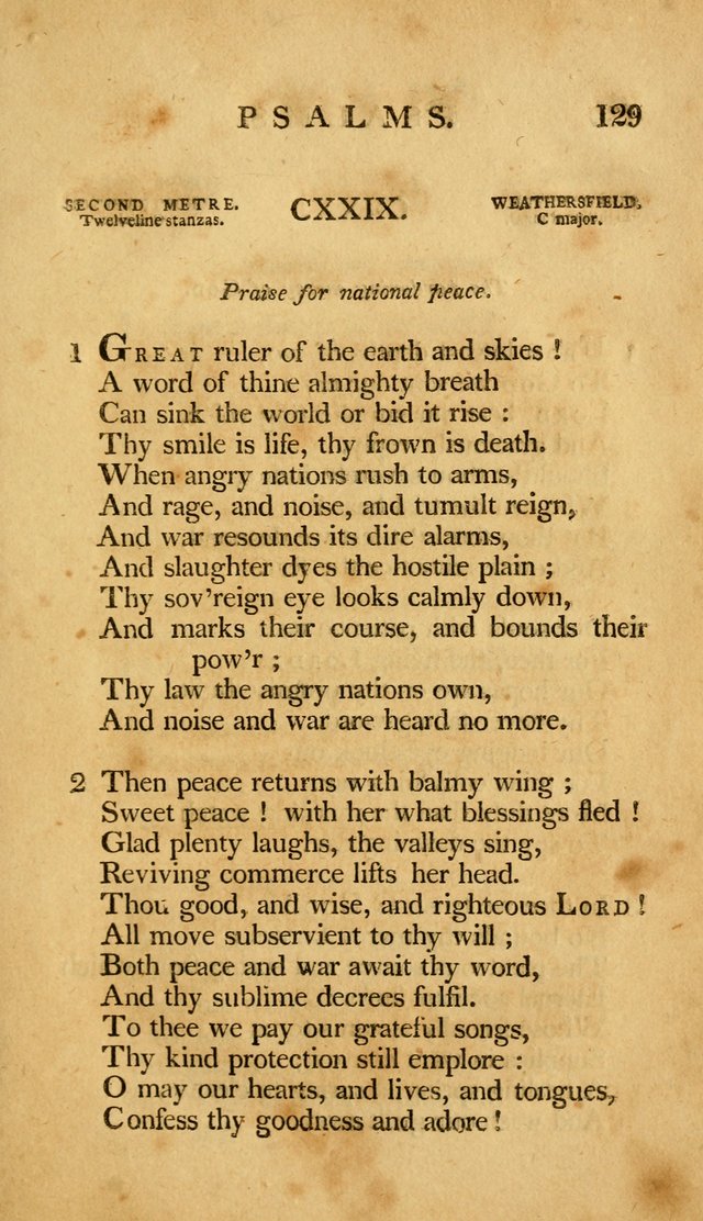 A Selection of Psalms and Hymns, Embracing all the Varieties of Subjects page 131
