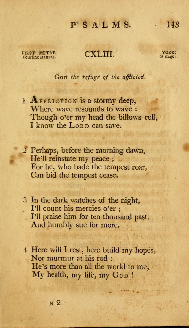 A Selection of Psalms and Hymns, Embracing all the Varieties of Subjects page 145