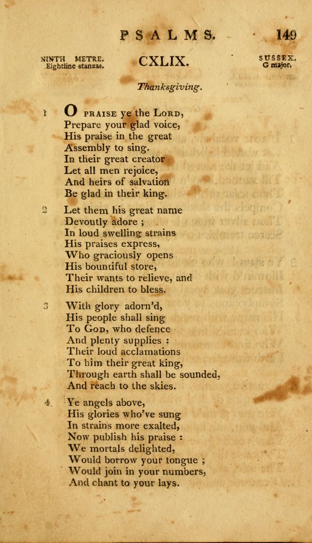 A Selection of Psalms and Hymns, Embracing all the Varieties of Subjects page 151