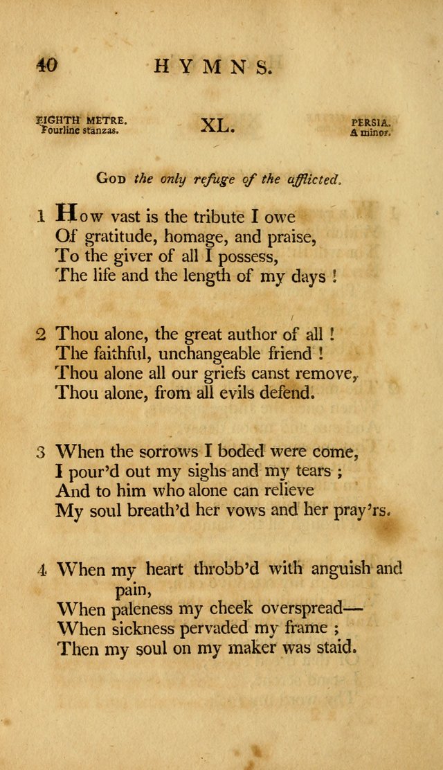 A Selection of Psalms and Hymns, Embracing all the Varieties of Subjects page 192
