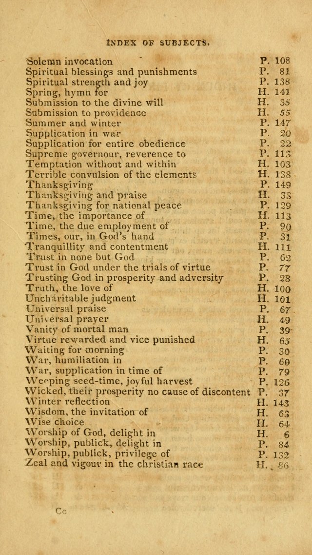 A Selection of Psalms and Hymns, Embracing all the Varieties of Subjects page 313