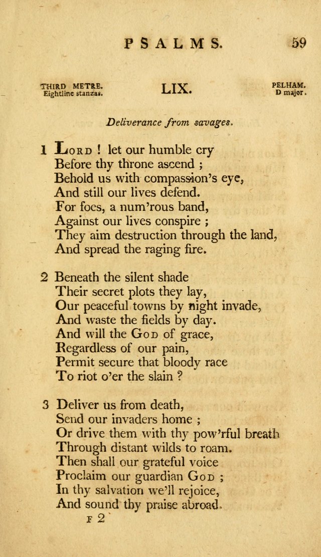 A Selection of Psalms and Hymns, Embracing all the Varieties of Subjects page 63