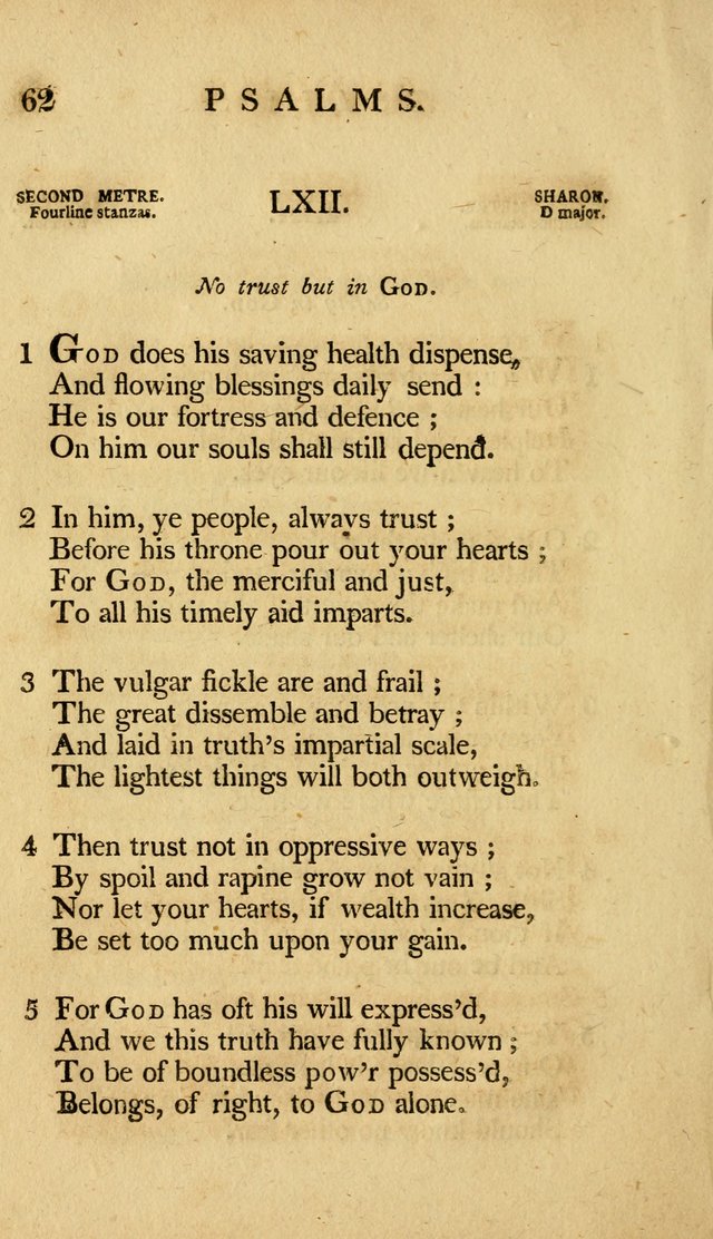 A Selection of Psalms and Hymns, Embracing all the Varieties of Subjects page 66