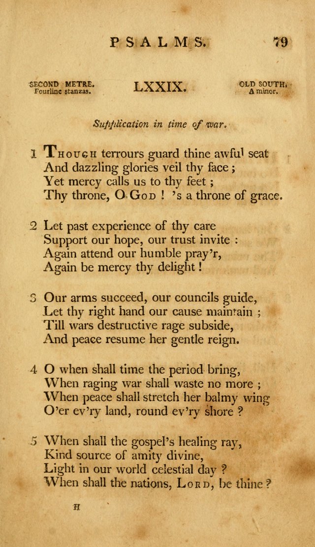 A Selection of Psalms and Hymns, Embracing all the Varieties of Subjects page 81