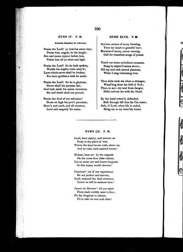 A Selection of Psalms and Hymns: for every Sunday and principle festival throughout the year for the use of congregations in the Diocess of Quebec page 105