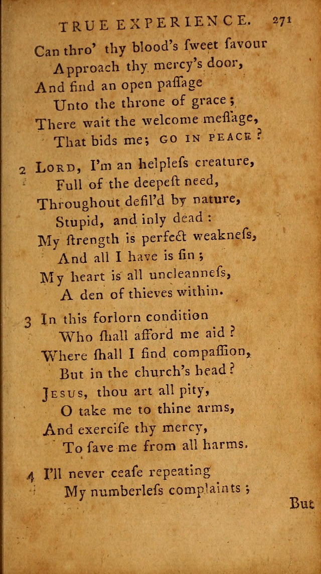 A Selection of Psalms and Hymns: done under the appointment of  the Philadelphian Association page 281