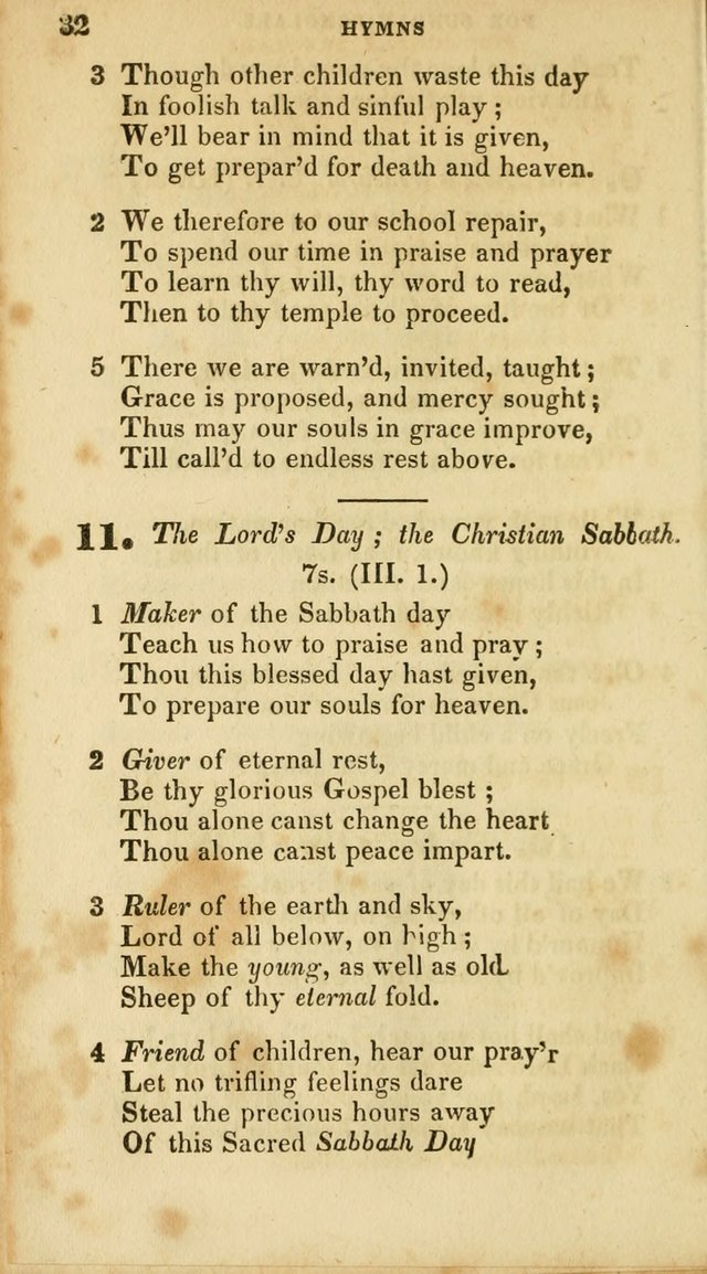A Selection of Psalms and Hymns, for the use of Sunday Schools page 32
