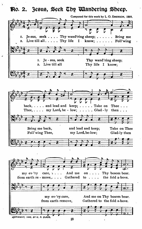 Songs and Praises: for Revivals, Sunday Schools, Singing Schools, and General Church Work page 2