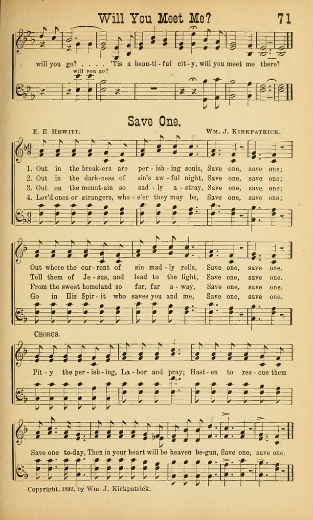 Song Praises: for Sunday schools, Epworth League meetings,Christian Endeavor and young people