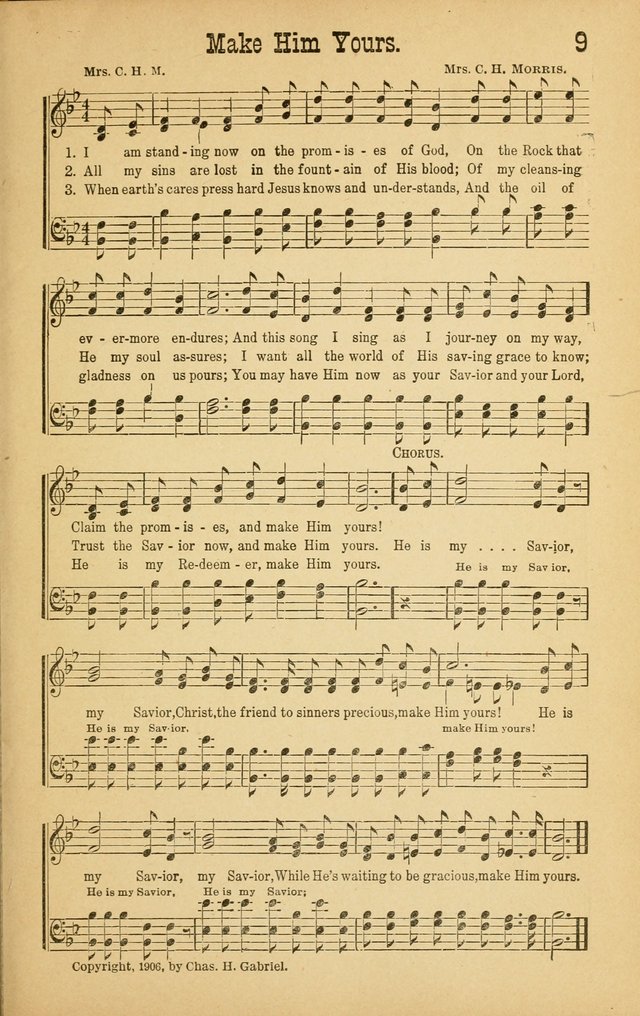 Song Praises: for Sunday schools, Epworth League meetings,Christian Endeavor and young people