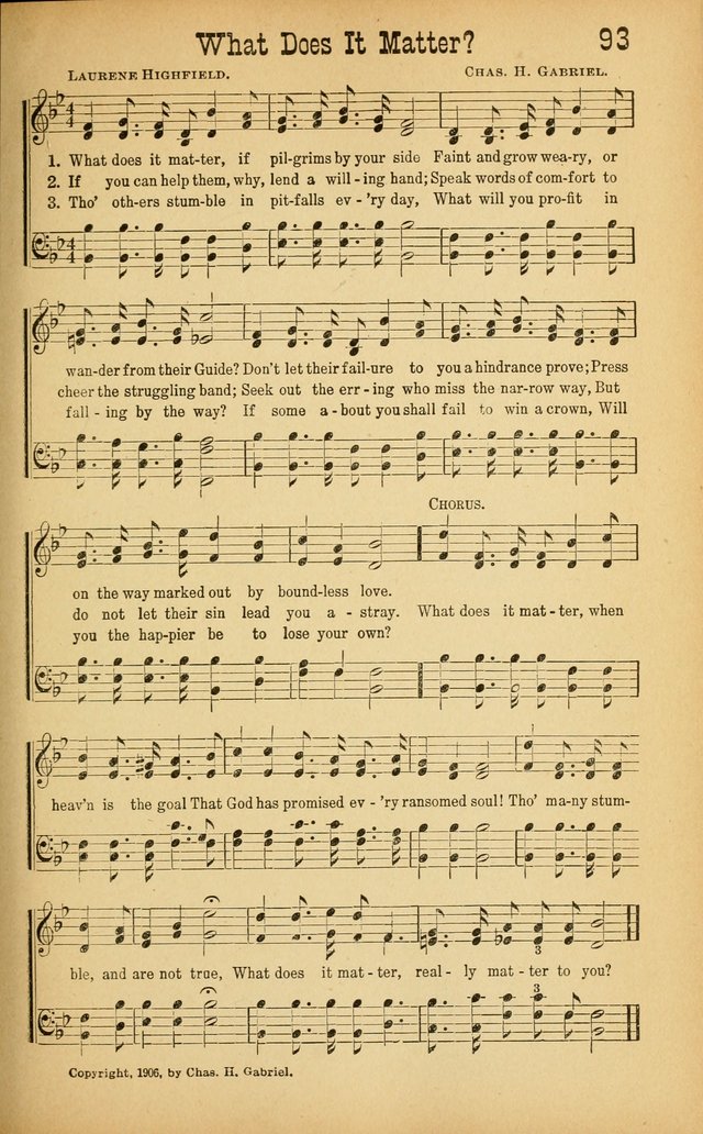 Song Praises: for Sunday schools, Epworth League meetings,Christian Endeavor and young people