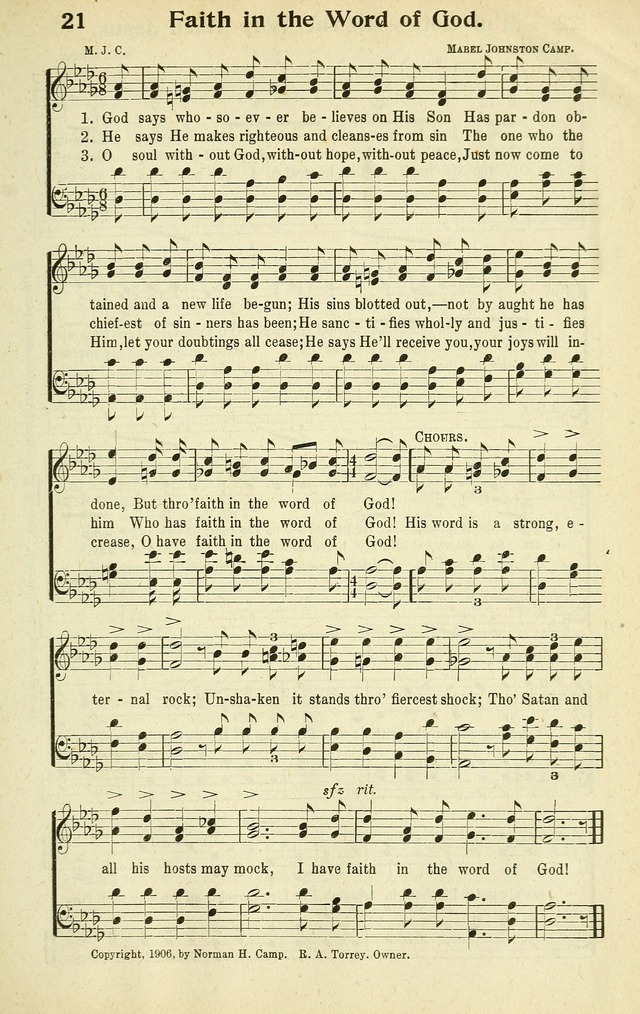 Songs of Redemption and Praise. Rev. page 179