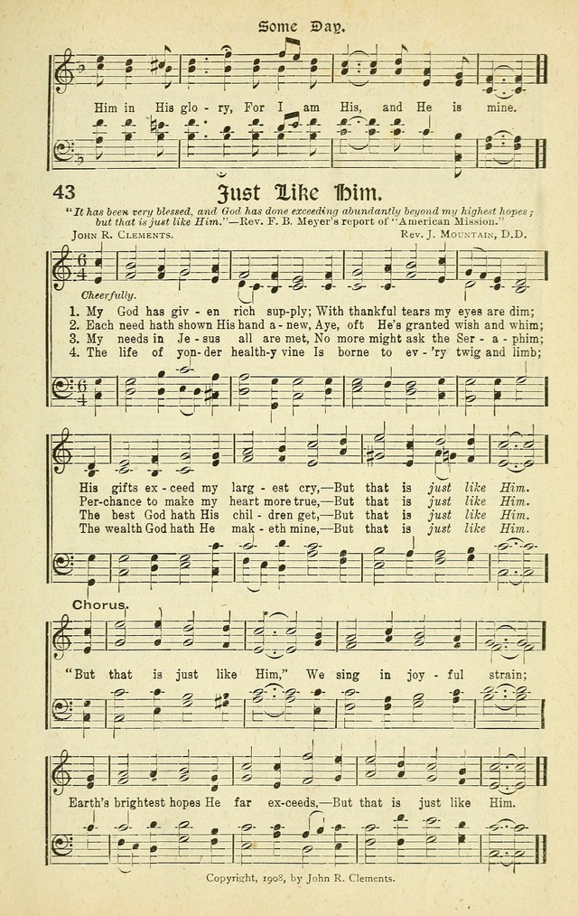 Songs of Redemption and Praise. Rev. page 201