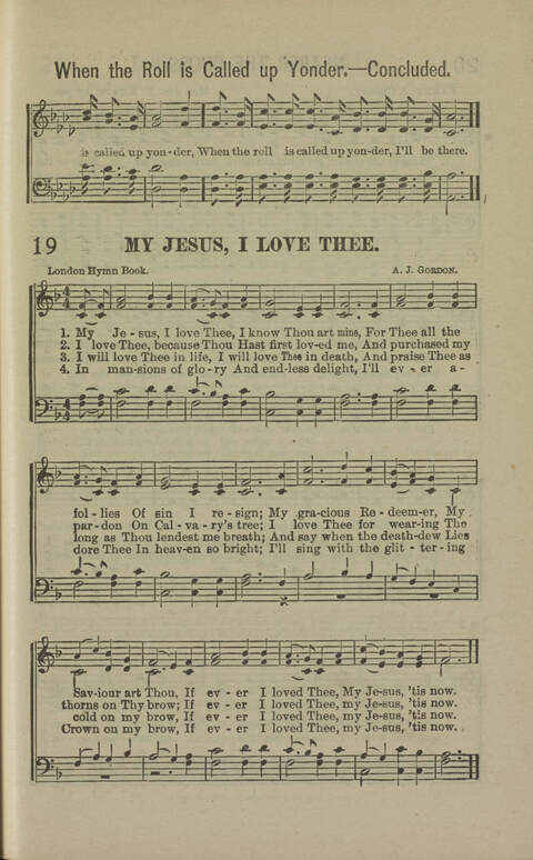 Standard Revival Songs: and Bible Readings. A collection fo music and responsive Bible readings for us in revival meetings page 19