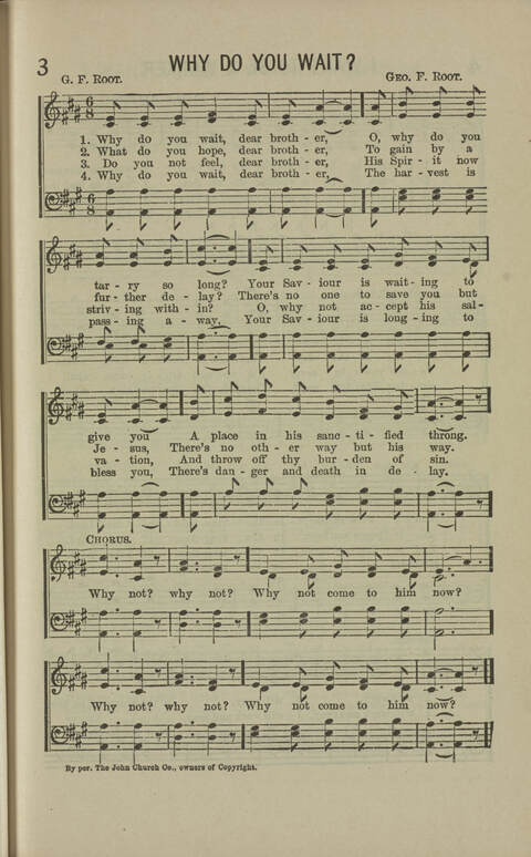 Standard Revival Songs: and Bible Readings. A collection fo music and responsive Bible readings for us in revival meetings page 3