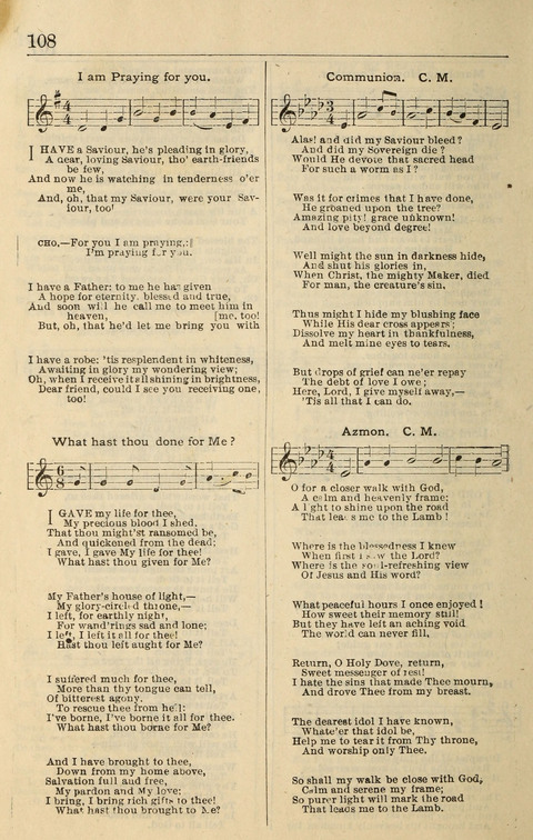 Spiritual Songs No. 2: for Gospel Meetings and the Sunday school page 108