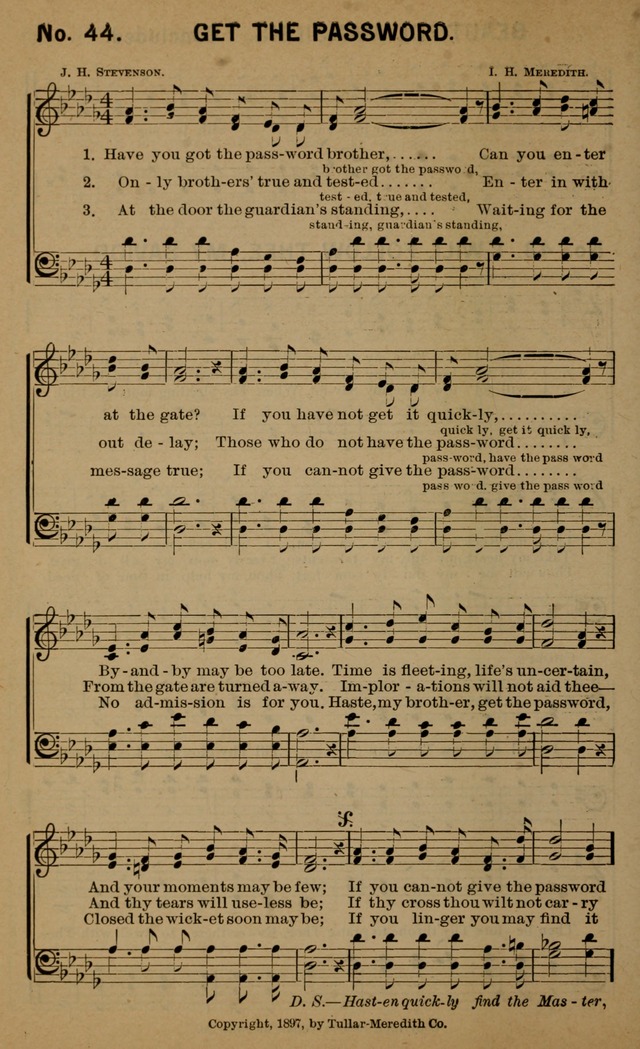 Sermons in Song No. 2: for use in Gospel Meetings and other religious services page 49