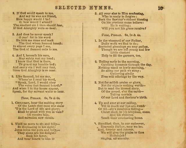 The Sabbath School Bell: a new collection of choice hymns and tunes, original and standard; carefully and simply arranged as solos, duets, trios, semi-choruses and choruses, and for organ..(Enl. Ed) page 101