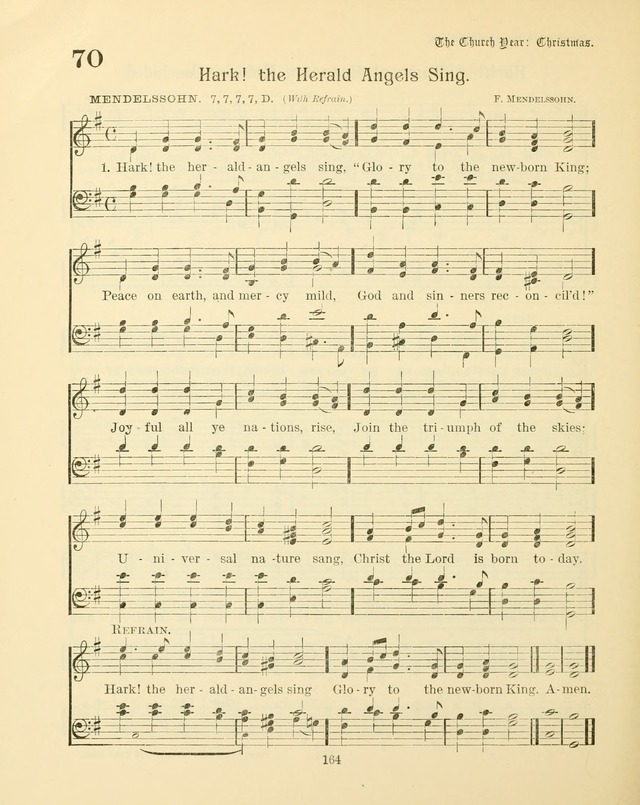 Sunday-School Book: with music: for the use of the Evangelical Lutheran congregations (Rev. and Enl.) page 166