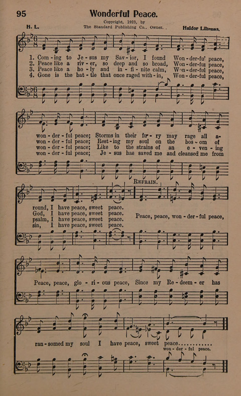 Sacred Solos and Duets: suitable for special music in church service, gospel meetings, Sunday school, Christian Endeavor, etc. page 105