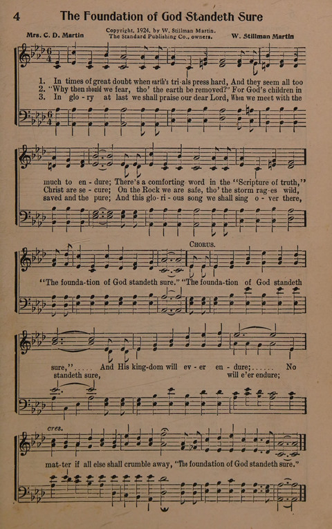 Sacred Solos and Duets: suitable for special music in church service, gospel meetings, Sunday school, Christian Endeavor, etc. page 5