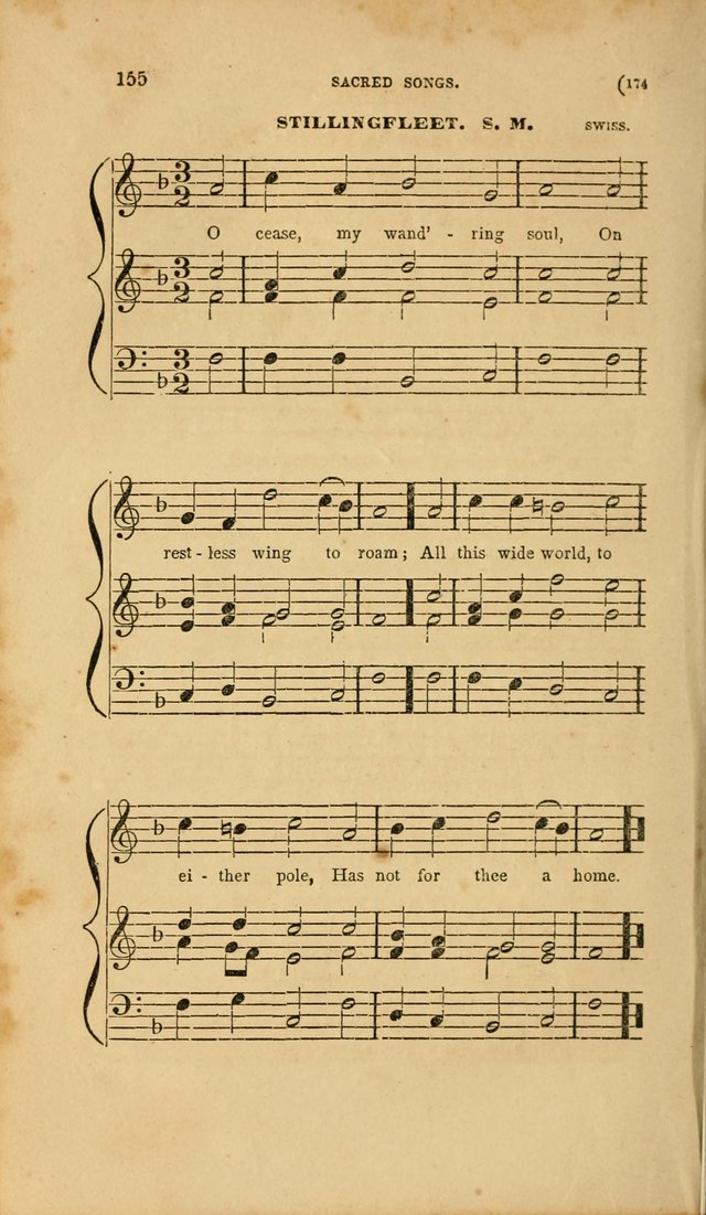 Sacred Songs for Family and Social Worship: comprising the most approved spiritual hymns with chaste and popular tunes page 174