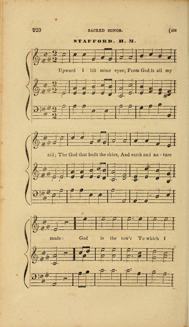 Sacred Songs for Family and Social Worship: comprising the most approved spiritual hymns with chaste and popular tunes page 238