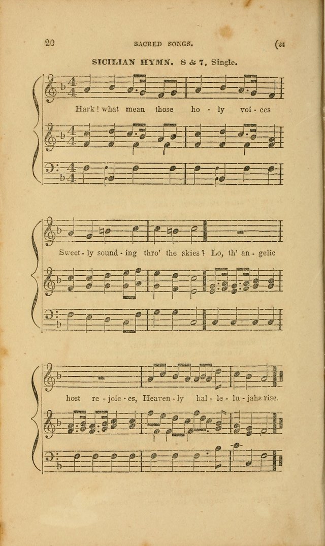 Sacred Songs for Family and Social Worship: comprising the most approved spiritual hymns with chaste and popular tunes page 24