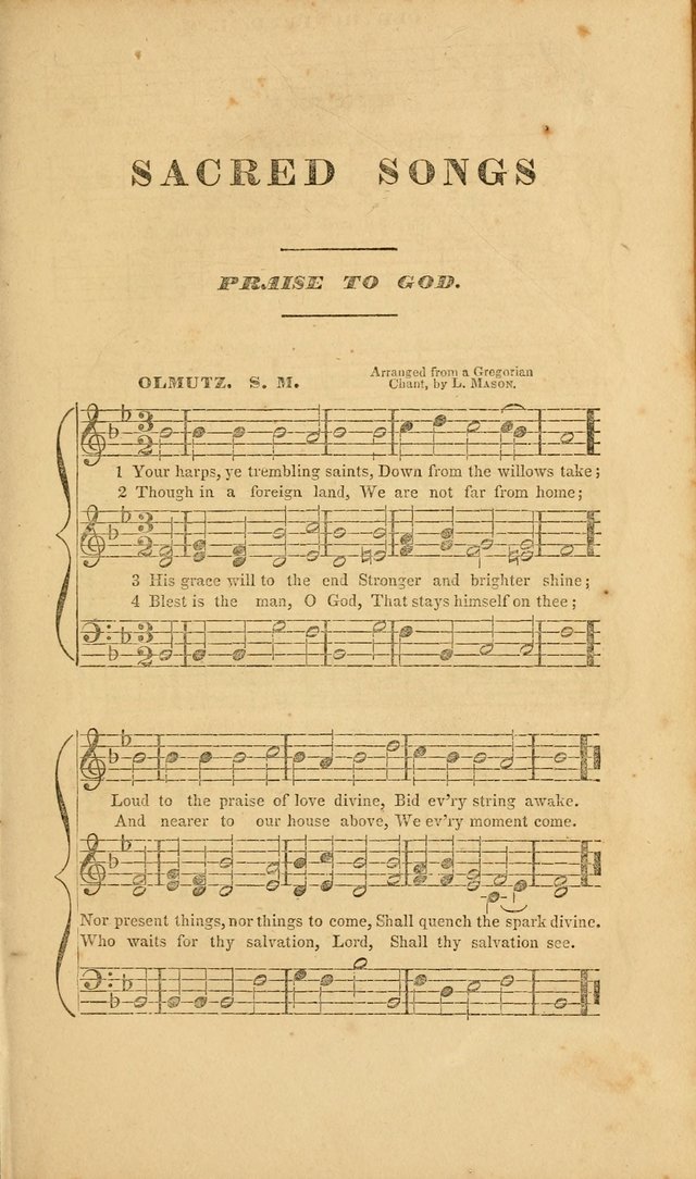 Sacred Songs for Family and Social Worship: comprising the most approved spiritual hymns with chaste and popular tunes page 5