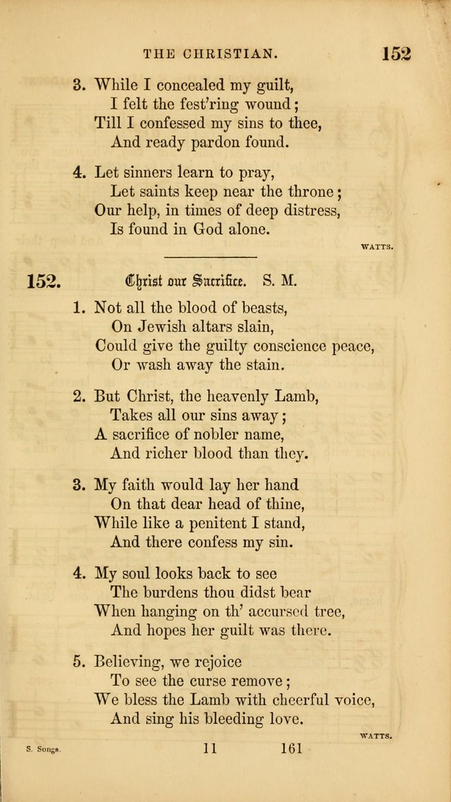 Sacred Songs for Family and Social Worship: comprising the most approved spiritual hymns with chaste and popular tunes ( New ed. rev. and enl.) page 163