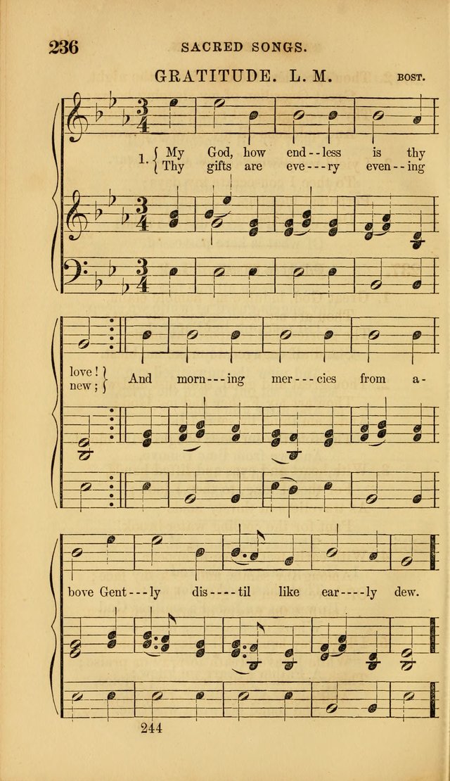 Sacred Songs for Family and Social Worship: comprising the most approved spiritual hymns with chaste and popular tunes ( New ed. rev. and enl.) page 246