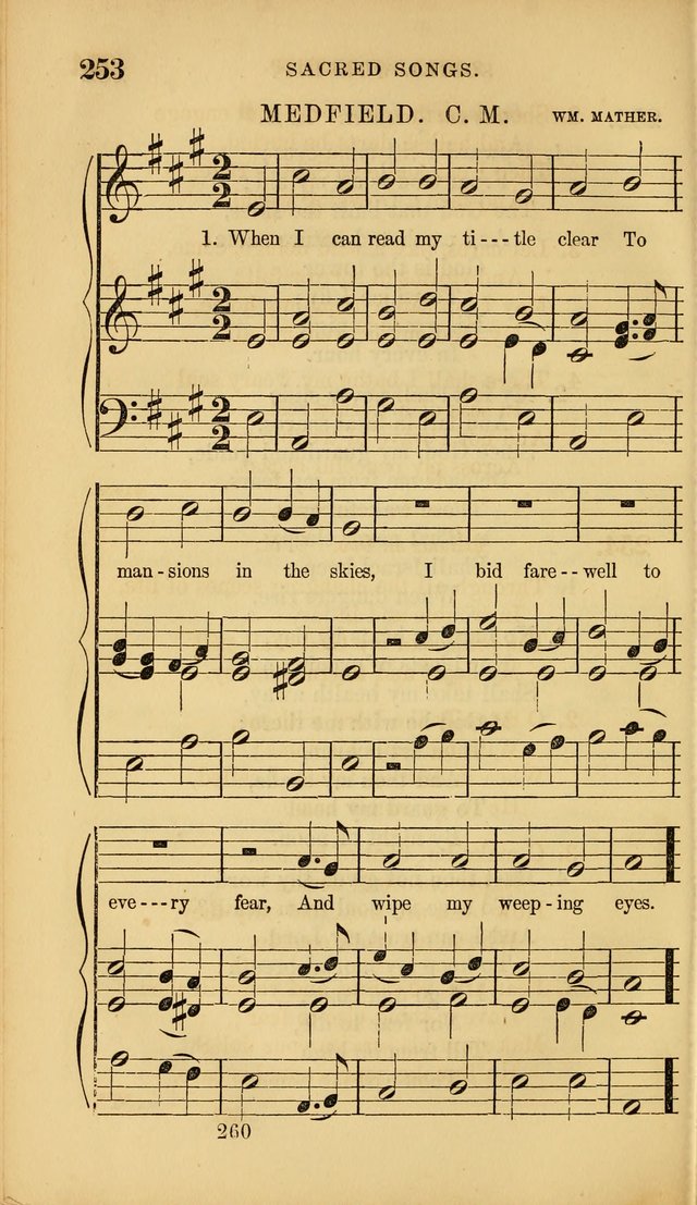 Sacred Songs for Family and Social Worship: comprising the most approved spiritual hymns with chaste and popular tunes ( New ed. rev. and enl.) page 262