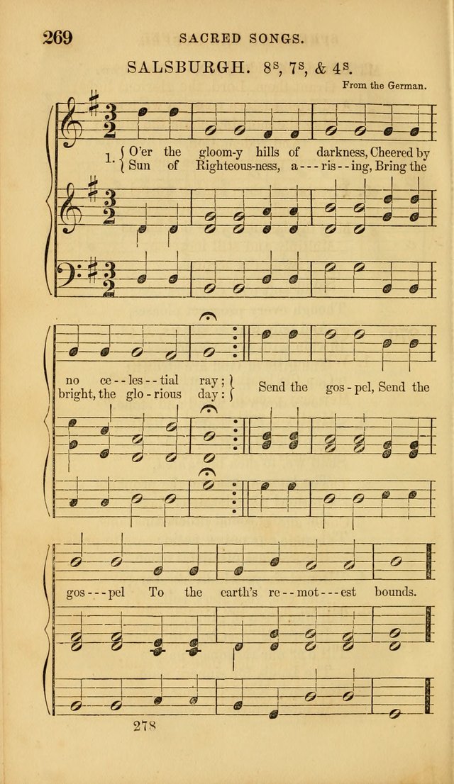 Sacred Songs for Family and Social Worship: comprising the most approved spiritual hymns with chaste and popular tunes ( New ed. rev. and enl.) page 280