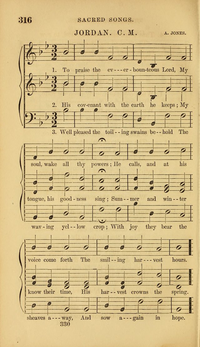 Sacred Songs for Family and Social Worship: comprising the most approved spiritual hymns with chaste and popular tunes ( New ed. rev. and enl.) page 332