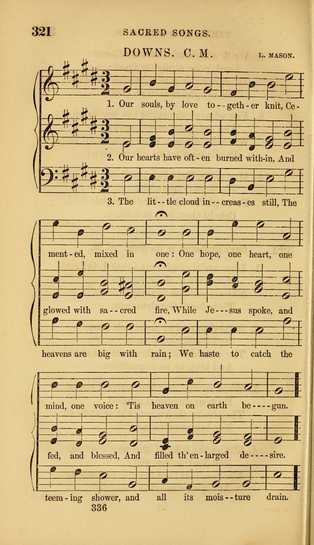 Sacred Songs for Family and Social Worship: comprising the most approved spiritual hymns with chaste and popular tunes ( New ed. rev. and enl.) page 338