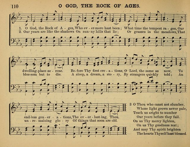 The Sunday School Hymnal: a collection of hymns and music for use in Sunday school services and social meetings page 110