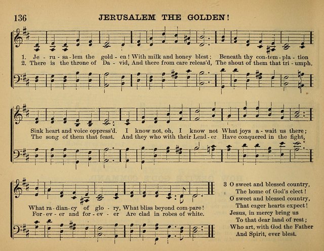 The Sunday School Hymnal: a collection of hymns and music for use in Sunday school services and social meetings page 136